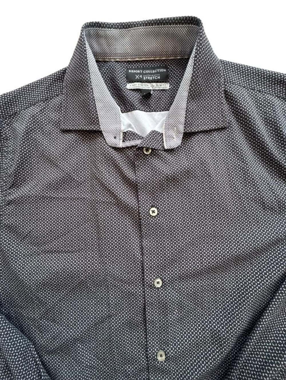 Report Collection X4 Stretch Shirt Size 16 1/2 35 Slim